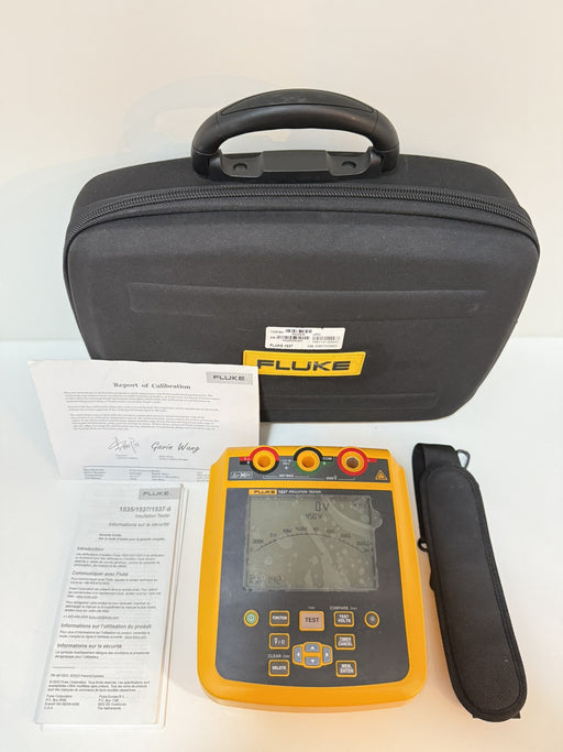 FLUKE 1537 INSULATION RESISTANCE TESTER & MEGOHMMETER (CALIBRATED 2024) NEW