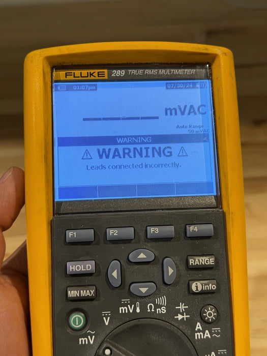 FLUKE 289 TRUE-RMS LOGGING MULTIMETER (PARTS ONLY) FOR PARTS