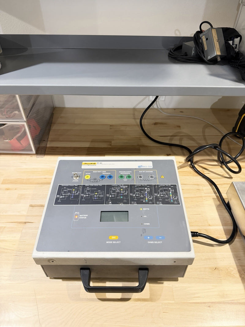 FLUKE BIOMEDICAL RF303 ELECTROSURGERY ANALYZER TESTED