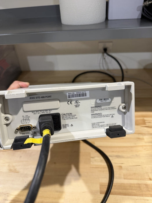 FLUKE 45 DUAL DISPLAY MULTIMETER W/ LEADS & CLIPS (TESTED) SHIPS FAST