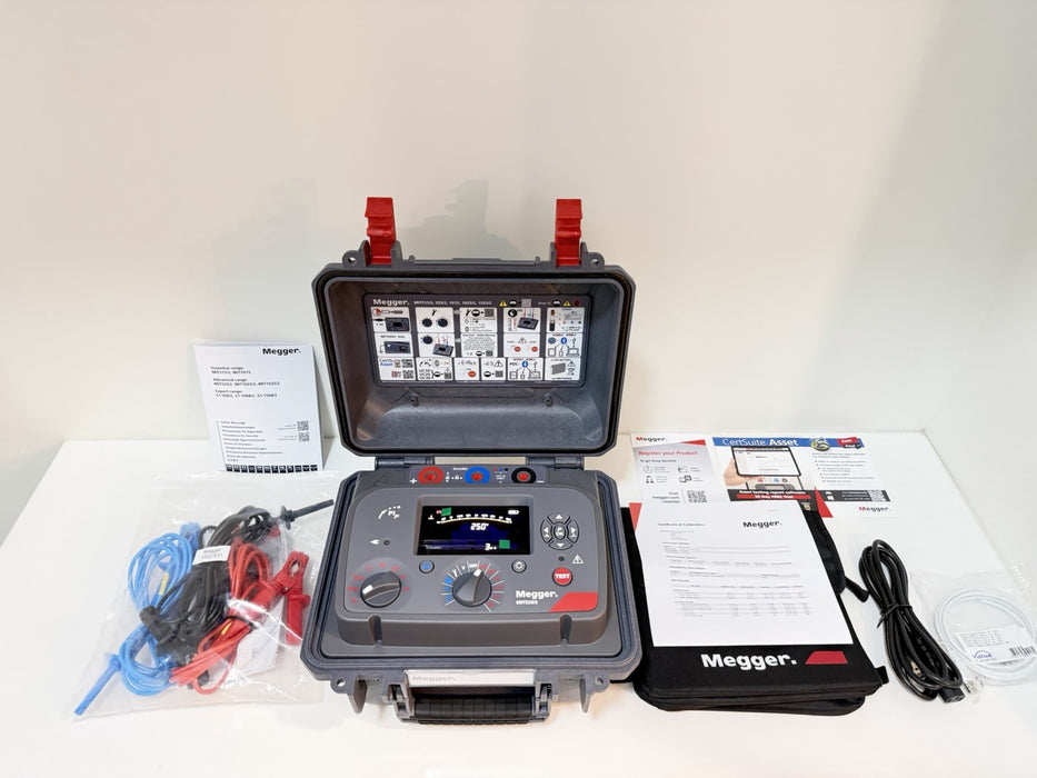 MEGGER MIT525-2 5KV ADVANCED INSULATION TESTER (CALIBRATED 2025/2026) NEW SEALED