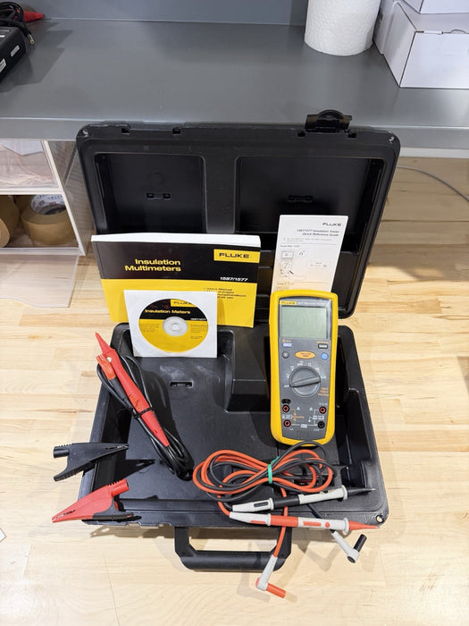 FLUKE 1577 INSULATION MULTIMETER W/ LEADS & CASE (TESTED) SHIPS FAST NEW SEALED