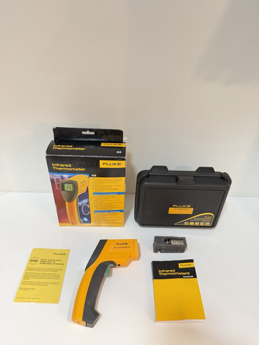 FLUKE 63 INFRARED THERMOMETER (NEW FACTORY SEALED) SHIPS FAST