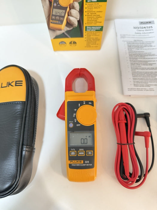 FLUKE 325 TRUE RMS CLAMP METER (NEW FACTORY SEALED) SHIPS FAST - NEW