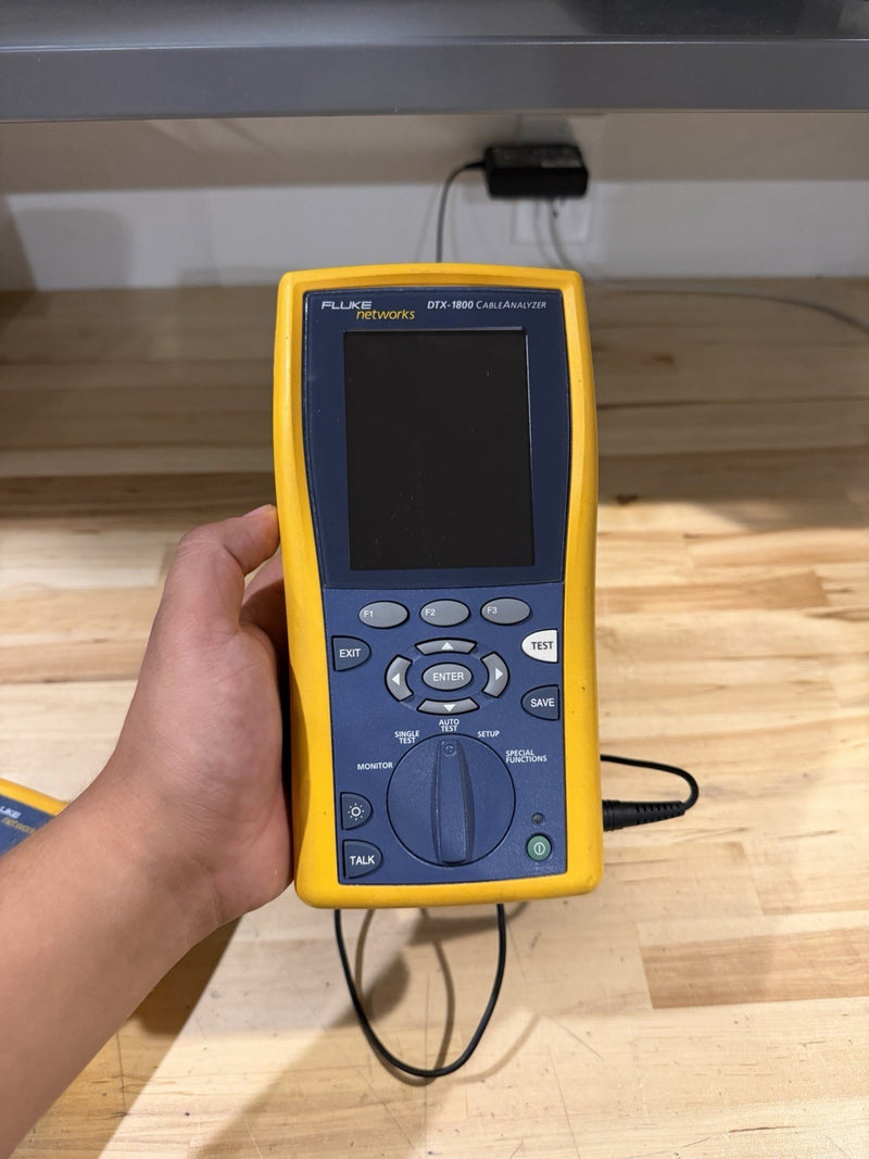 FLUKE NETWORKS DTX-1800 DTX CABLE ANALYZER & DTX-REMOTE (TESTED) - FREE SHIPPING