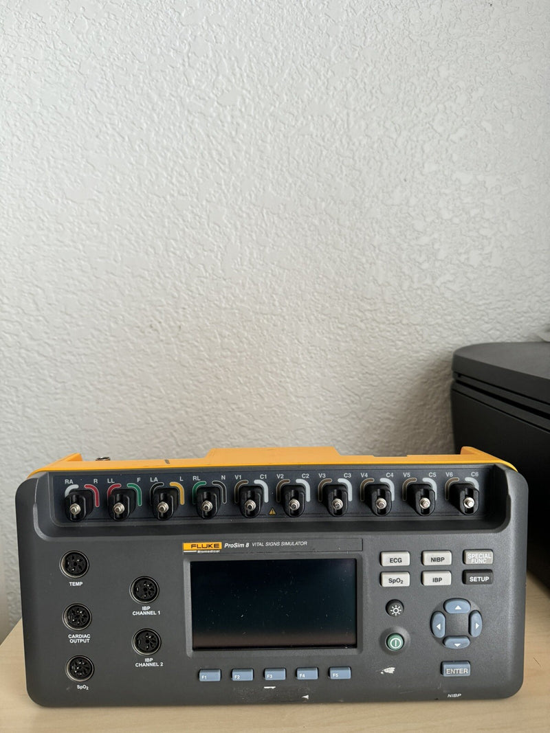 FLUKE BIOMEDICAL PROSIM 8 VITAL SIGNS SIMULATOR CALIBRATED 2020
