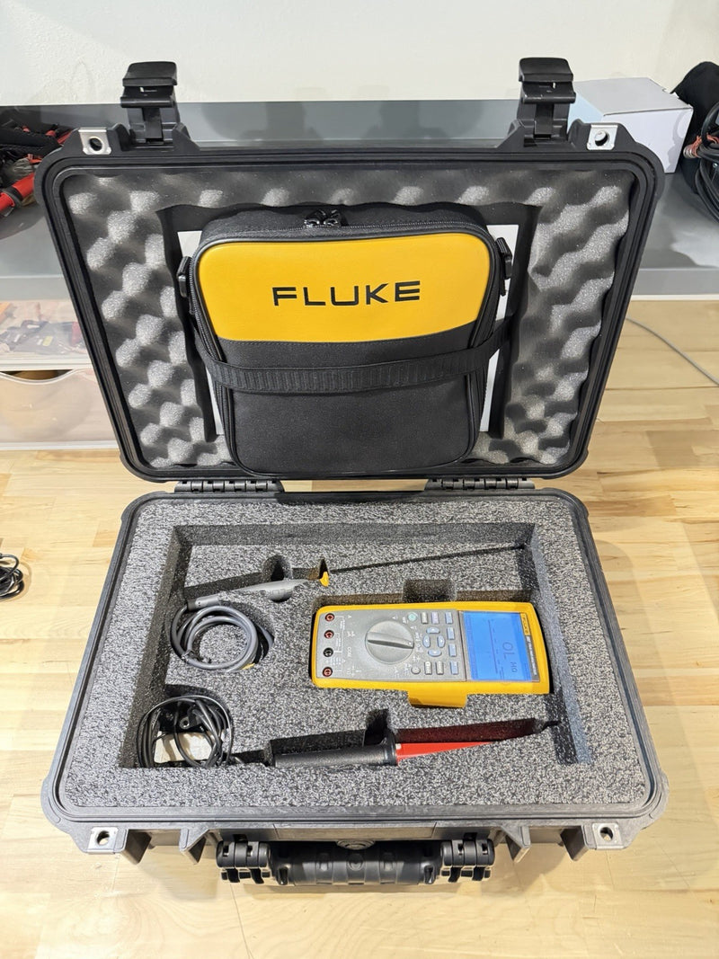 FLUKE 287 AN/GSM-437 DIGITAL MULTIMETER TESTER KIT TESTED