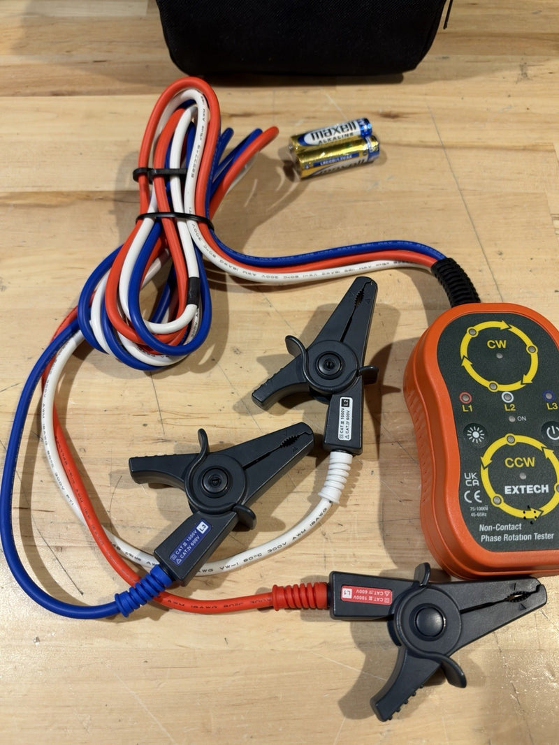 EXTECH PRT200 INSTRUMENTS PHASE ROTATION TESTER (TESTED) SHIPS FAST