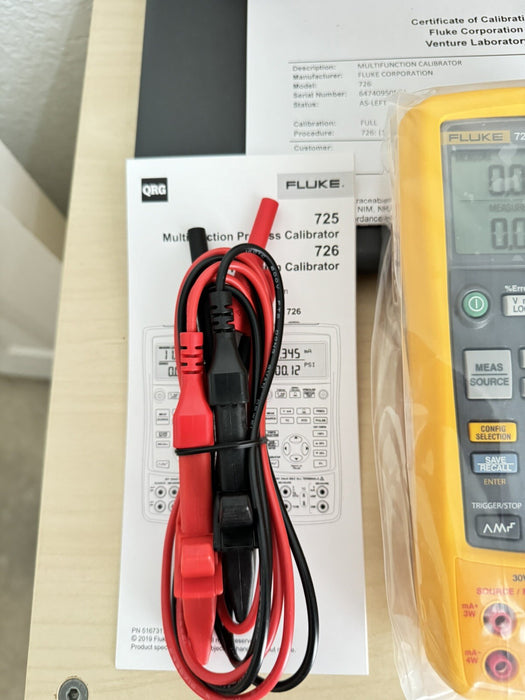 FLUKE 726 PRECISION MULTIFUNCTION CALIBRATOR MFG-2024 CALIBRATED 2024 NEW