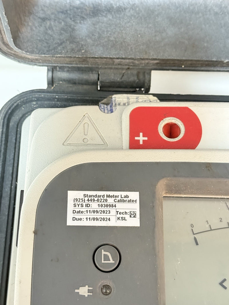 MEGGER S1-1068 10KV INSULATION TESTER WITH LEADS & CHARGER CALIBRATED 2024 TESTED