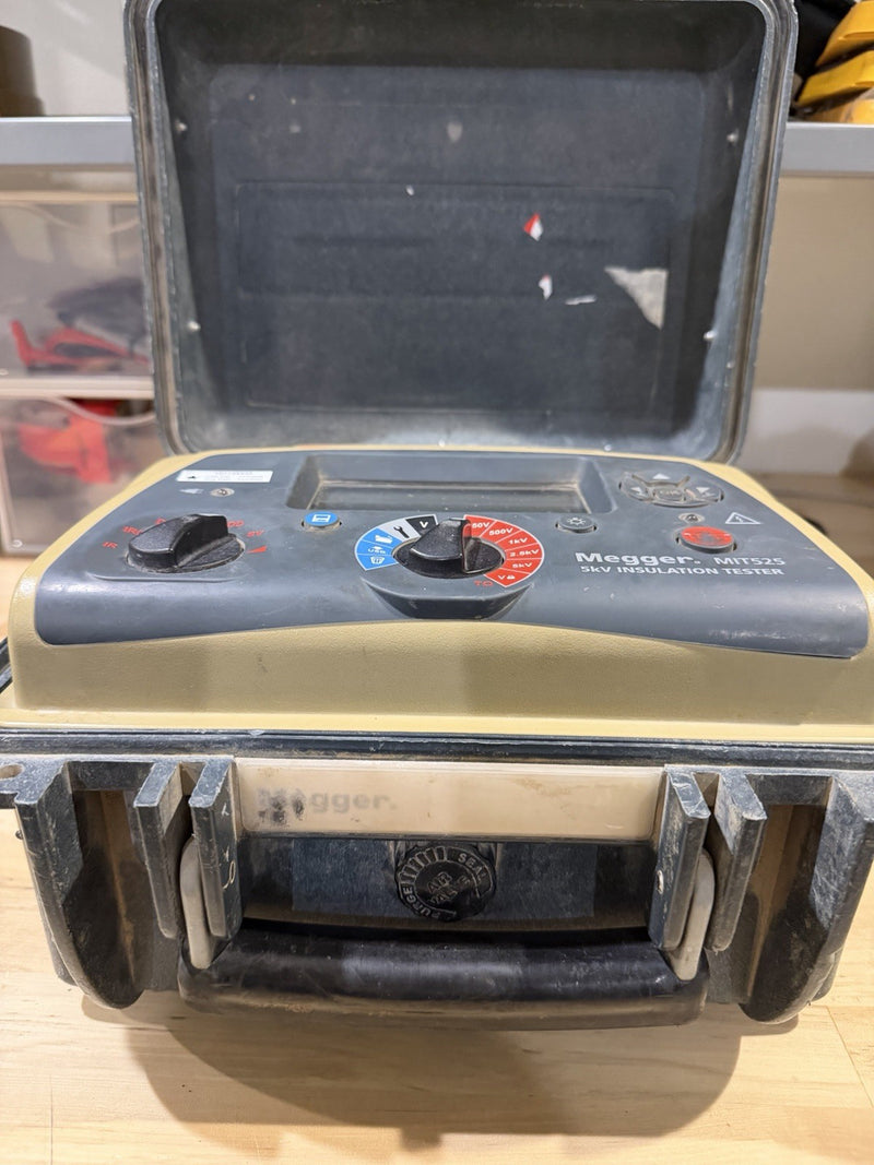 MEGGER MIT525 5-KV INSULATION RESISTANCE TESTER FOR PARTS