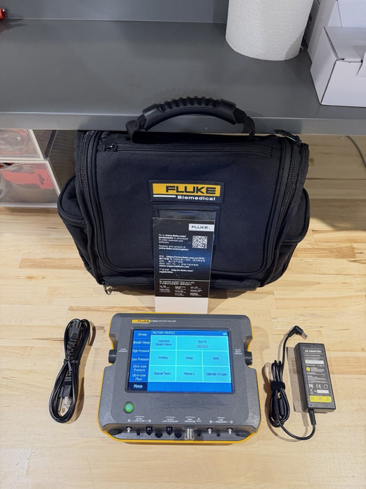 FLUKE VT900 GAS FLOW ANALYZER W/CASE & CHARGER-FREE SHIPPING (TESTED)