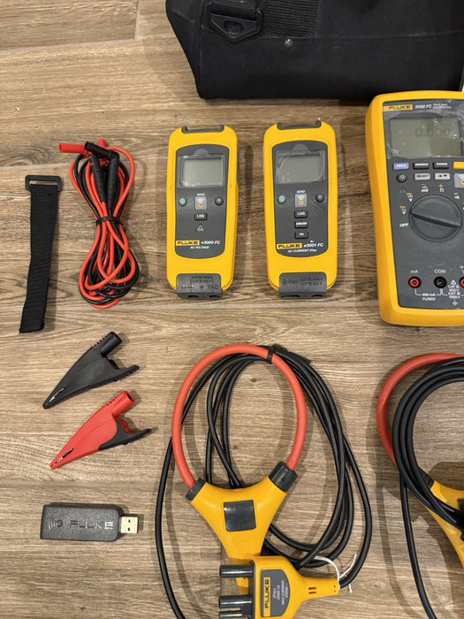 FLUKE 3000 FC IND WIRELESS MULTIMETER INDUSTRIAL KIT (CALIBRATED 2023)
