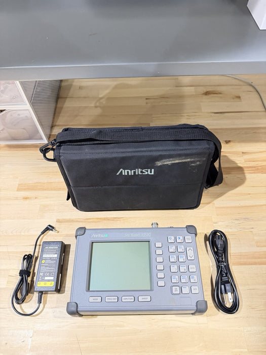 ANRITSU SITE MASTER S331C ANALYZER WITH CHARGER TESTED