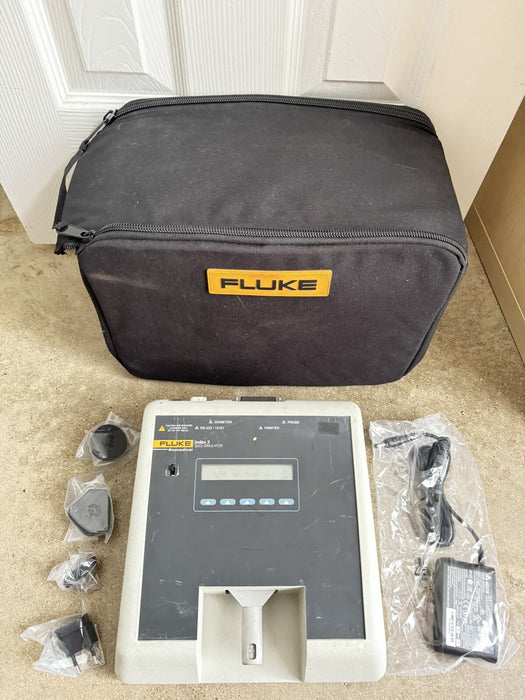 FLUKE BIOMEDICAL INDEX 2 SPO2 SIMULATOR W BAG & CHARGER