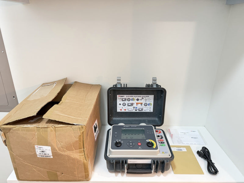 MEGGER DLRO100EB DIGITAL LOW RESISTANCE OHMMETER (NEW FACTORY SEALED) CAL 2026