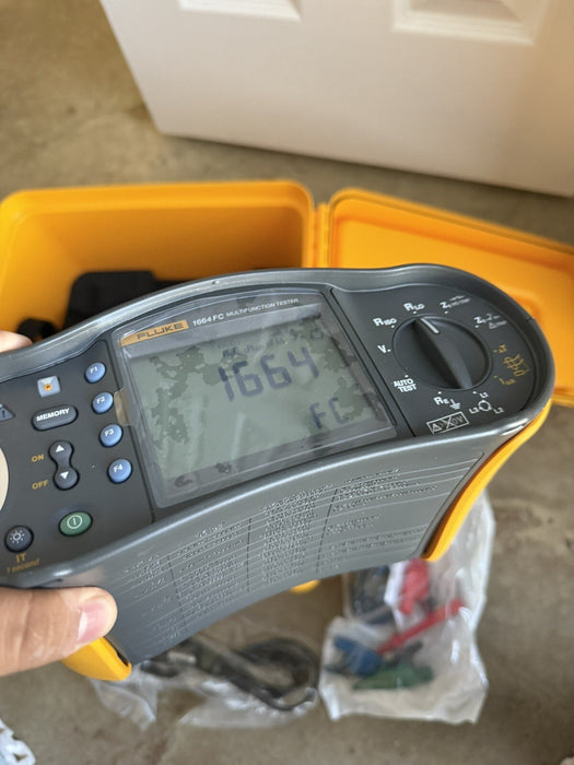 FLUKE 1664 FC US MULTIFUNCTION INSTALLATION TESTER MFD 2023 NEW