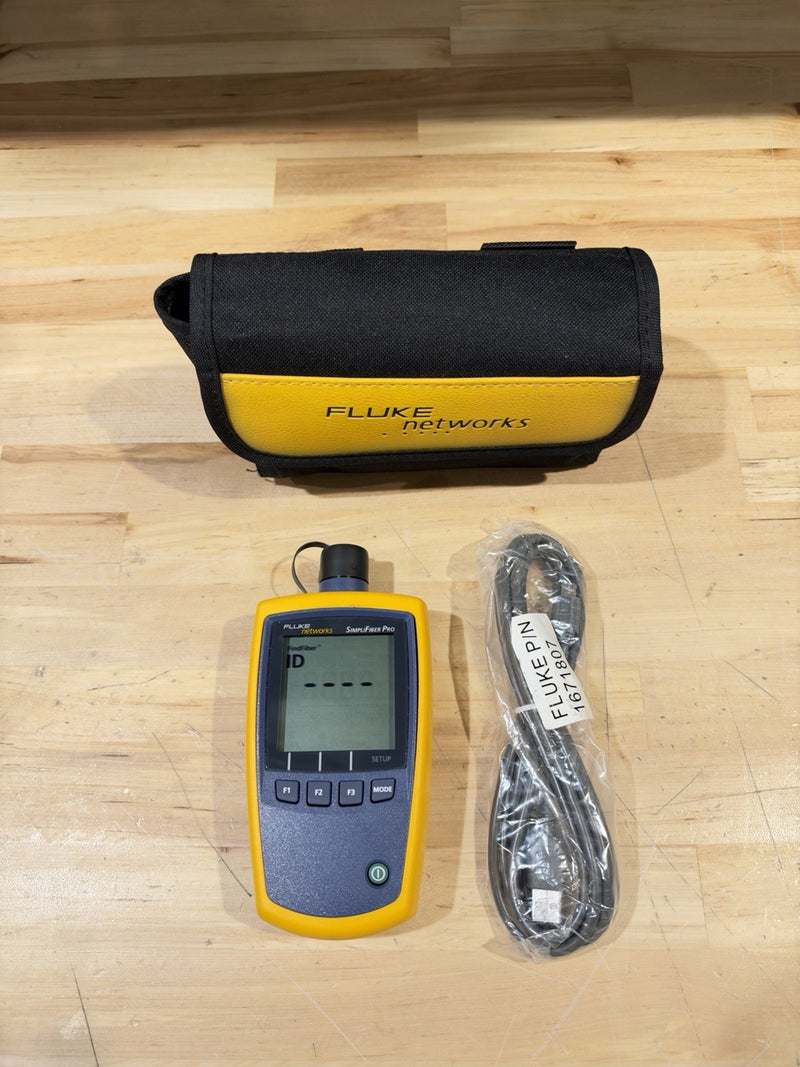 FLUKE NETWORKS SIMPLIFIBER PRO OPTICAL POWER METER (TESTED) SHIPS FAST
