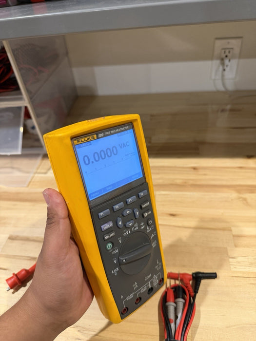 FLUKE 289 TRUE RMS ELECTRONIC LOGGING DIGITAL MULTIMETER W/ LEADS & CLIPS #2