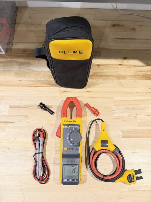 FLUKE 381 REMOTE DISPLAY TRUE RMS AC/DC CLAMP METER W / iFLEX (FREE SHIPPING)