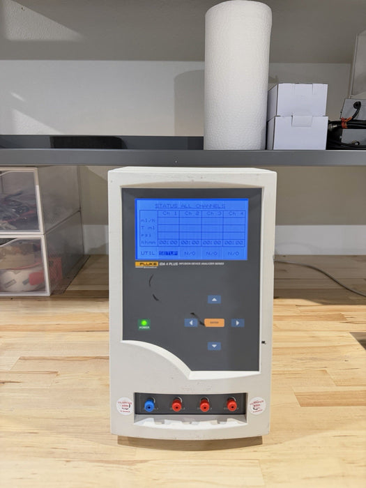 FLUKE BIOMEDICAL IDA 4 PLUS INFUSION DEVICE ANALYZER SERIES (TESTED) SHIPS FREE
