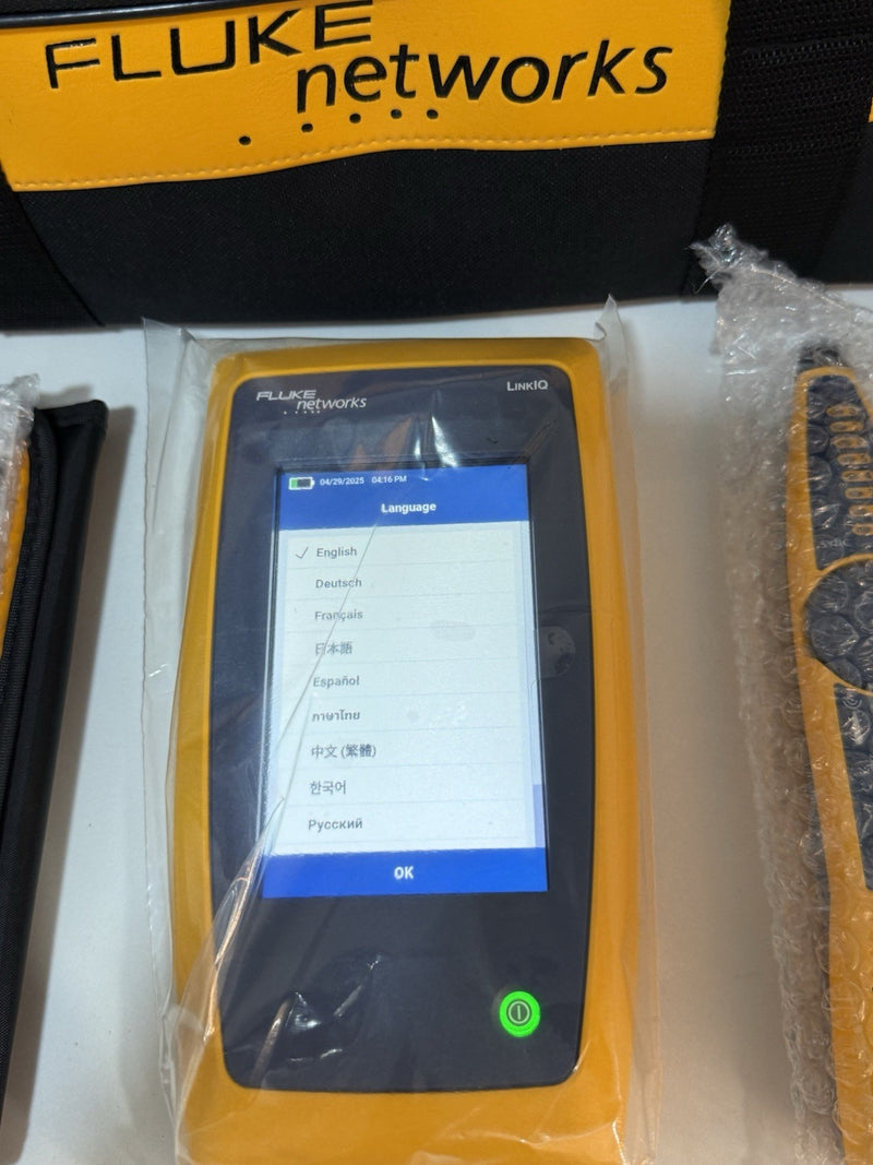 FLUKE NETWORKS LIQ-KIT LINKIQ TESTER KIT CALIBRATED 2025