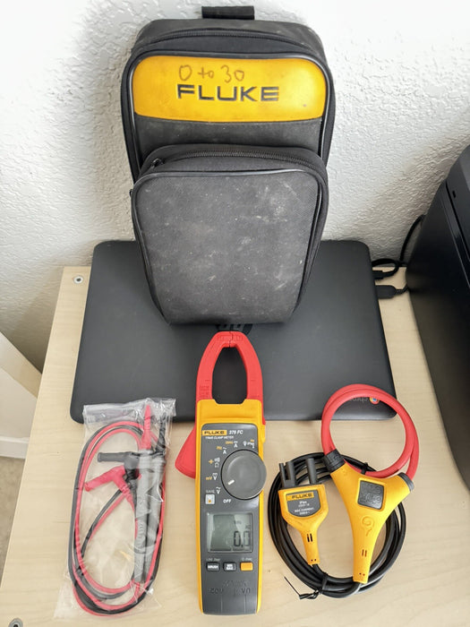 FLUKE 376 FC 1000A AC/DC TRUE RMS WIRELESS CLAMP METER W IFLEX PROBE