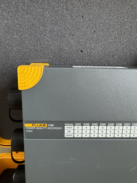 FLUKE 1760 THREE PHASE POWER QUALITY RECORDER TOPAS WITH NEW