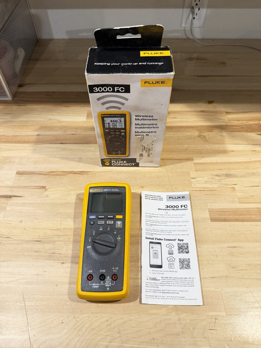 FLUKE 3000 FC WIRELESS DIGITAL MULTIMETER FOR PARTS
