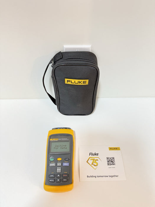 FLUKE HART 1524 DUAL CHANNEL REFERENCE THERMOMETER (FREE SHIPPING) - TESTED