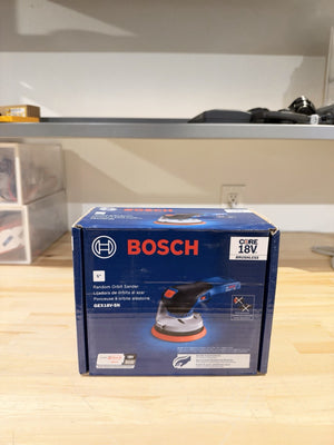 BOSCH 18V GEX18V-5N  5" ORBITAL SANDER VARIABLE SPEEL BL (TOOL ONLH) NEW IN BOX