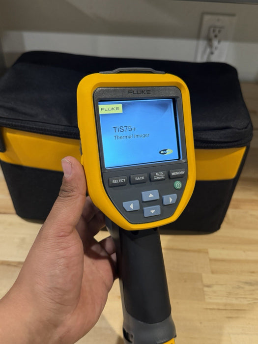 FLUKE TIS75+ 27 HZ 384X288 THERMAL IMAGING CANERA W/ ACCESSORIES (NEW SEALED)