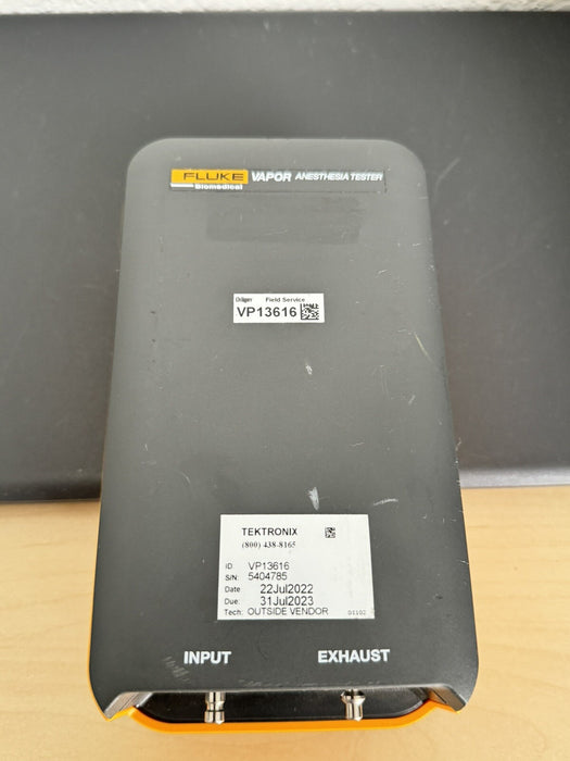 FLUKE BIOMEDICAL VAPOR ANESTHESIA TESTER CALIBRATED 2023 NO CABLE
