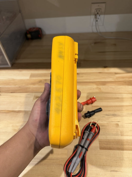 FLUKE 289 TRUE RMS ELECTRONIC LOGGING DIGITAL MULTIMETER W/ LEADS & CLIPS #7