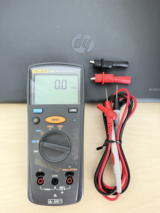 FLUKE 1503 INSULATION RESISTANCE METER TESTED