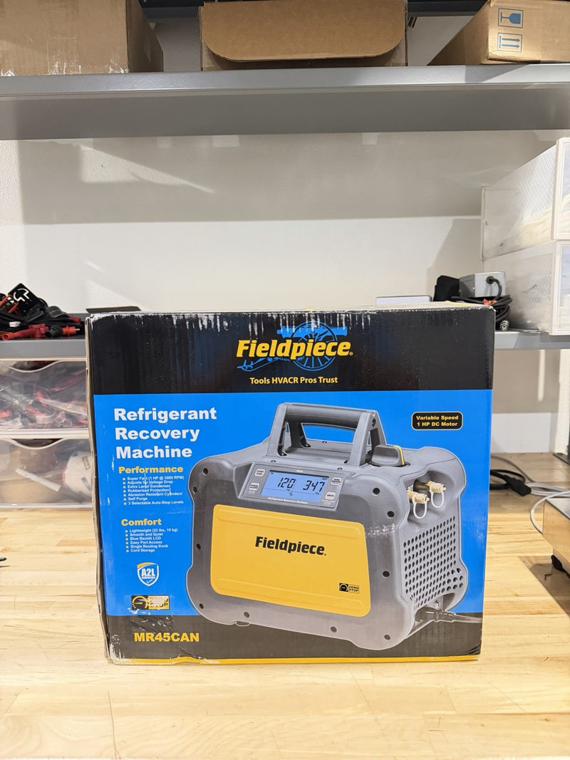 FIELDPIECE MR45 DIGITAL REFRIGERANT RECOVERY MACHINE (NEW SEALED) SHIPS FAST