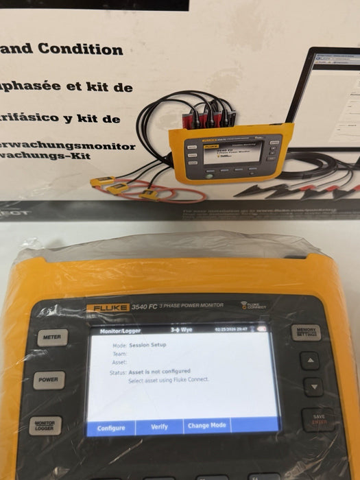 FLUKE 3540 FC 3-PHASE POWER MONITOR KIT (NEW FACTORY SEALED) FREE SHIPPING