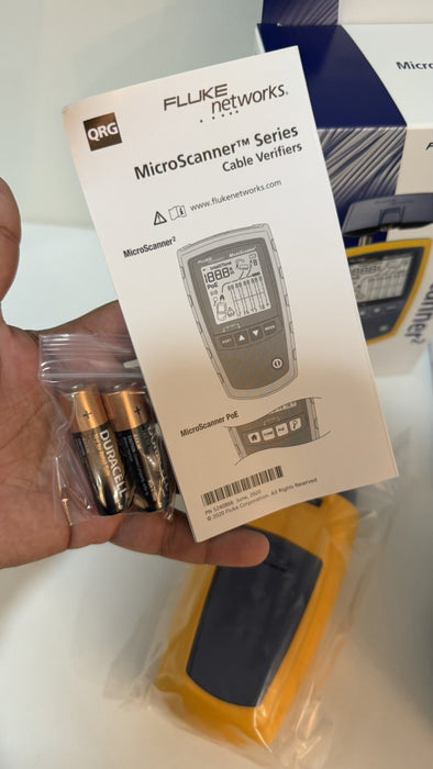 FLUKE NETWORKS MS2-100 MICROSCANNER 2 CABLE VERIFIER (NEW FACTORY SEALED) NEW