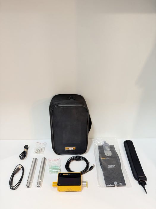 FLUKE BIOMEDICAL VT305 GAS FLOW ANALYZER W/ ACCESSORIES (TESTED) FREE SHIPPING