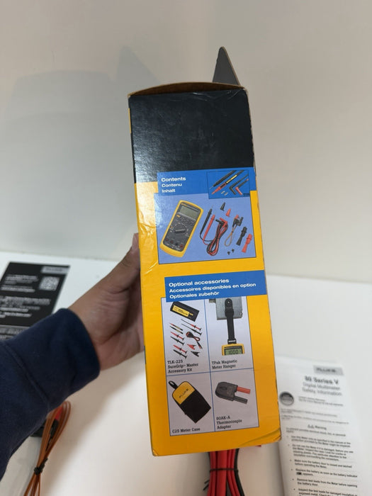 FLUKE 87V INDUSTRIAL TRUE RMS MULTIMETER WITH TEMPERATURE (NEW FACTORY SEALED)