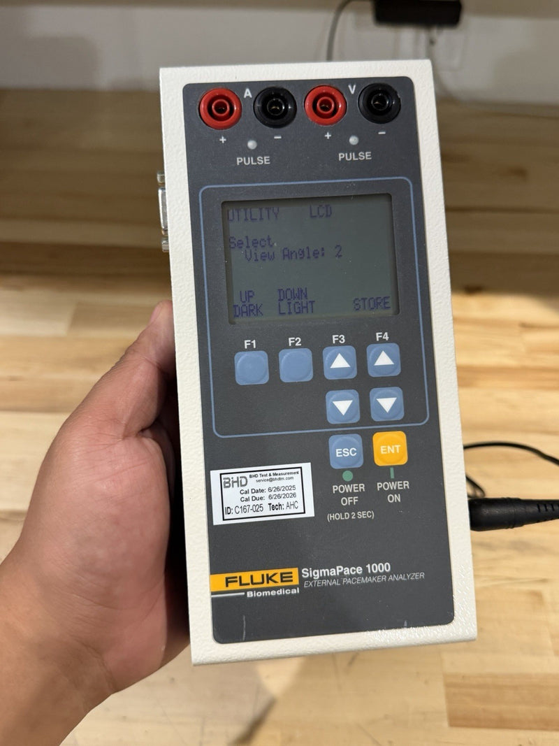 FLUKE BIOMEDICAL SIGMAPACE 1000 EXTERMAL ANALZYER (CALIBRATED 2026) SHIPS FREE