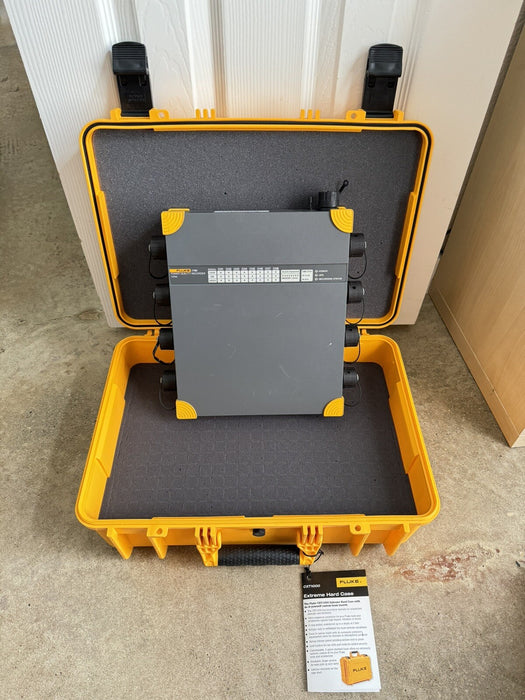 FLUKE 1760 THREE PHASE POWER QUALITY RECORDER TOPAS WITH NEW