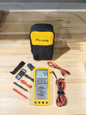 FLUKE 789 PROCESSMETER WITH LEADS & CLIPS TESTED