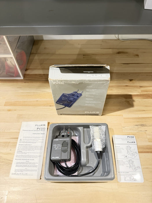 FLUKE PV350 PRESSURE VACUMM TRANSDUCER MODULE TESTED