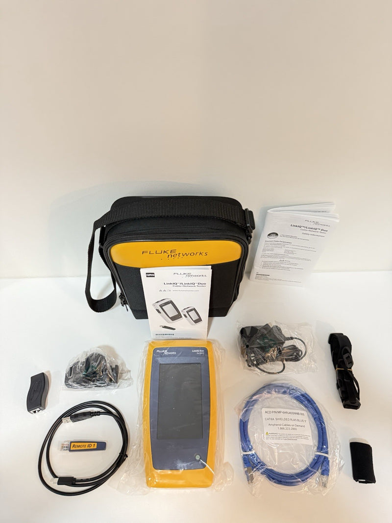 FLUKE NETWORKS LINKIQ-DUO WIFI NETWORKS TESTER MFD-2025 /SHIPS FREE