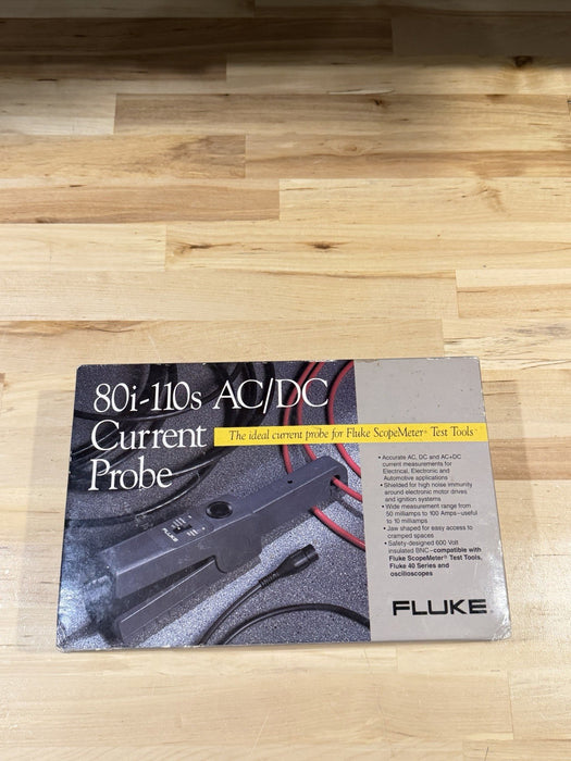FLUKE 80i-110s AC DC CURRENT PROBE (NEW SEALED) SHIPS FAST