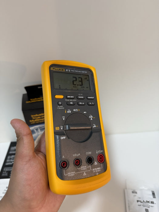 FLUKE 87-V INDUSTRIAL TRUE RMS DIGITAL MULTIMETER (MFG 2024) / NEW SEALED