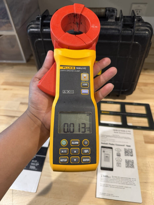 FLUKE 1630-2 FC EARTH GROUND CLAMP (TESTED) FREE SHIPPING