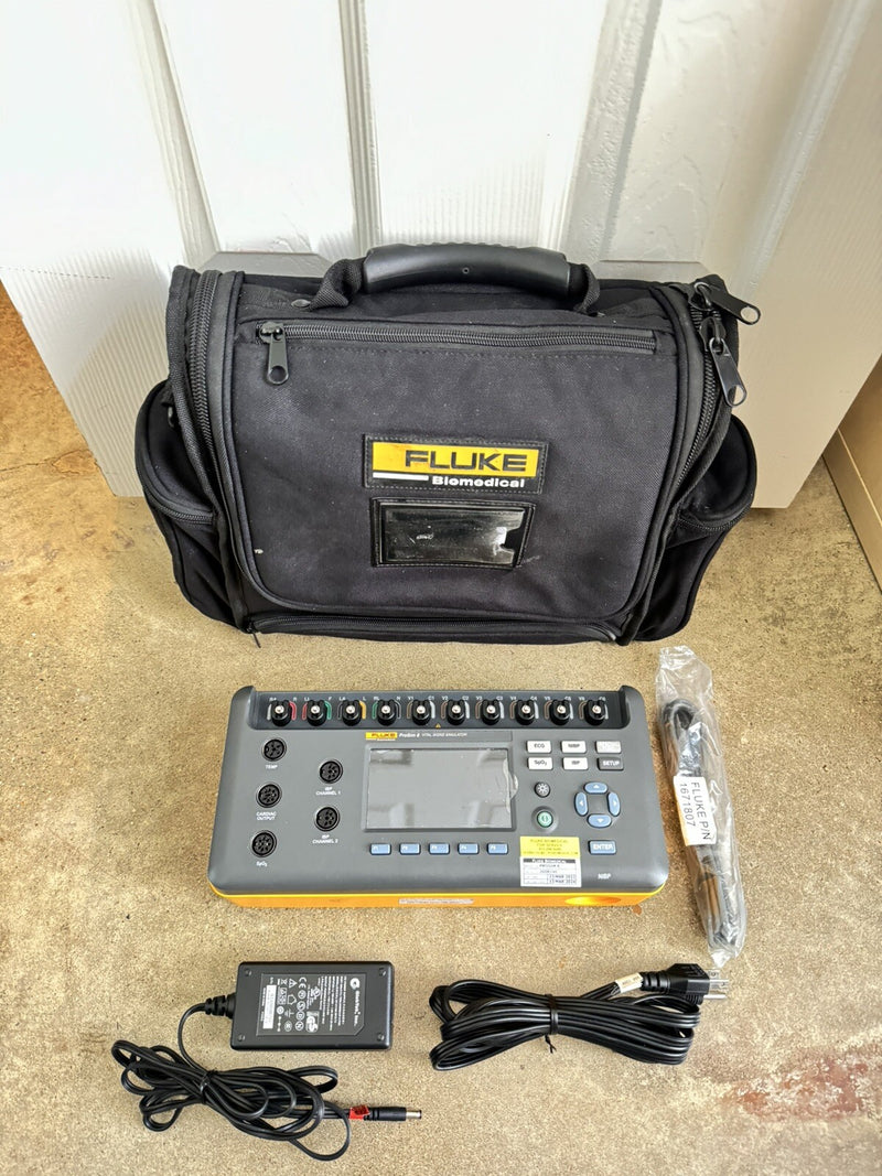 FLUKE BIOMEDICAL PROSIM 8 VITAL SIGNS SIMULATOR CALIBRATED 2024