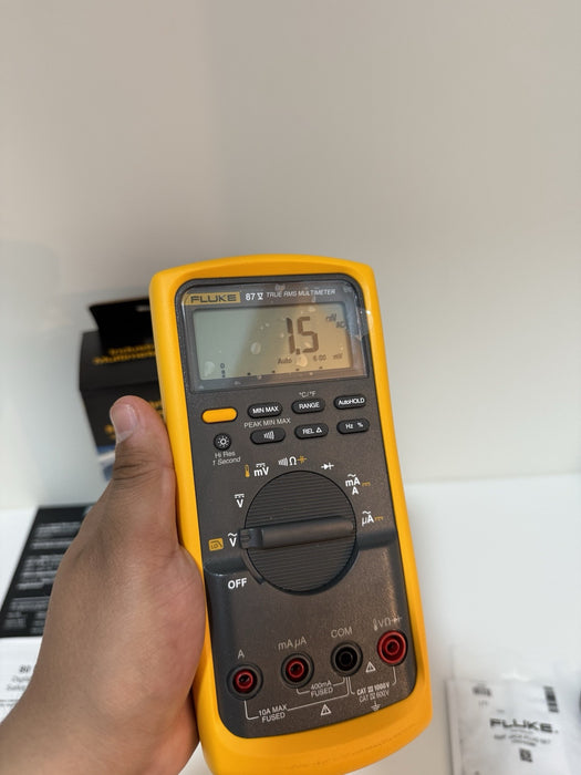 FLUKE 87-V INDUSTRIAL TRUE RMS DIGITAL MULTIMETER (MFG 2024) / NEW SEALED